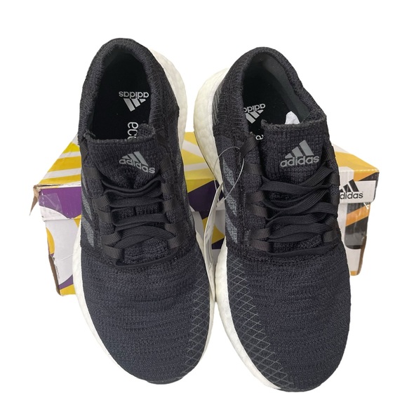 Adidas Pureboost Go Black Athletic Sneakers Youth Size 4/ Women 6 - Picture 3 of 7